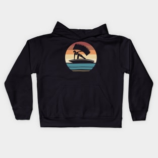 Kitesurfing Girl Kids Hoodie